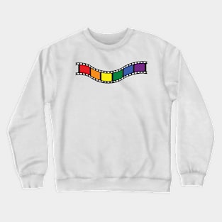 Film Strip - Rainbow Pride Crewneck Sweatshirt